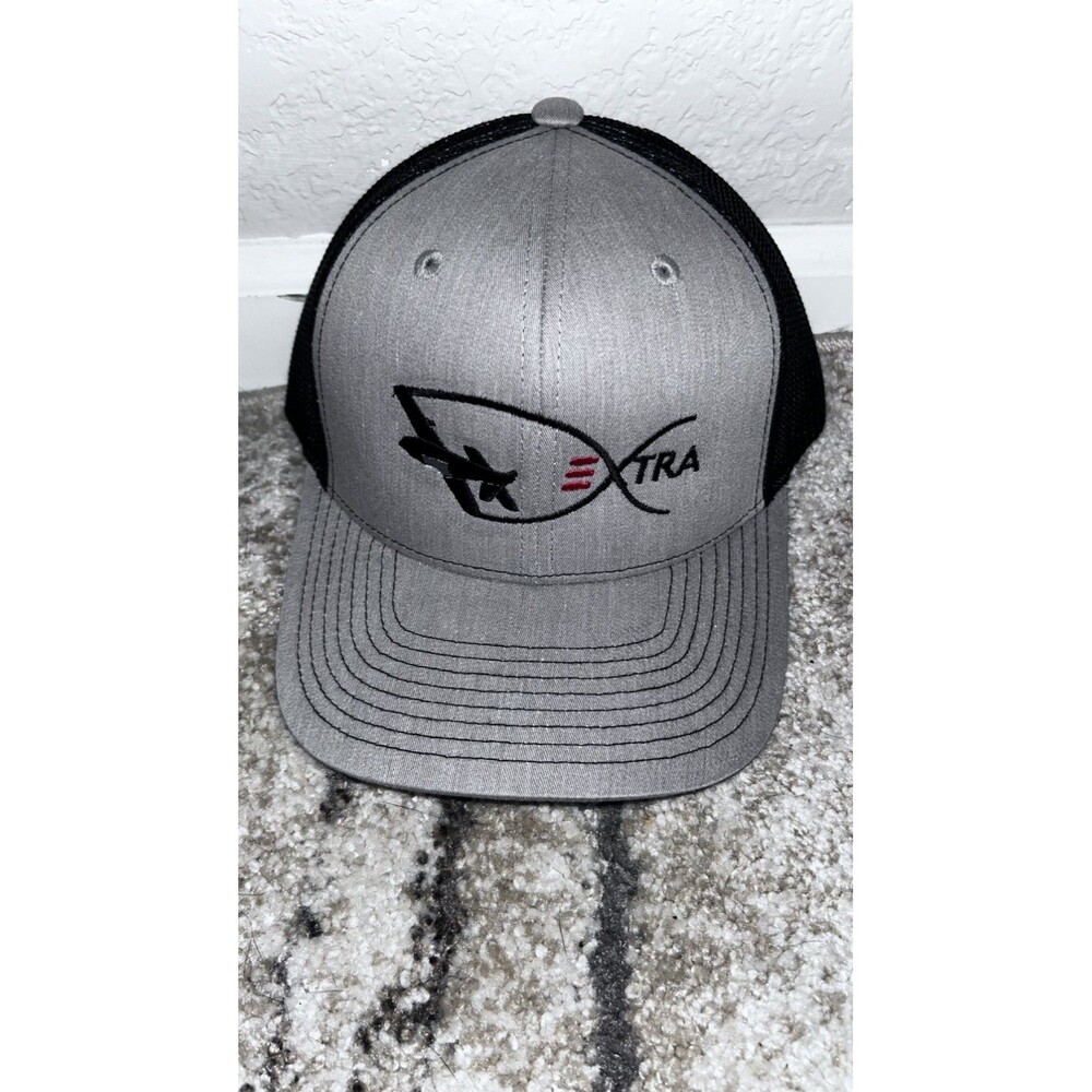 Ouray Sportswear Baseball Cap One Size extra logo Strap back black gray Hat